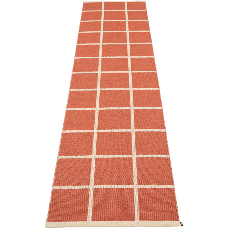 Criss Plastmatta Brick / Cream, 70x300 cm