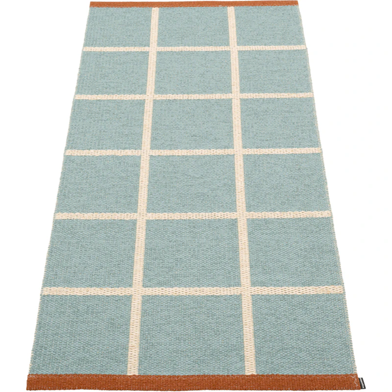 Criss Plastmatta Haze / Cream / Rust, 70x150 cm