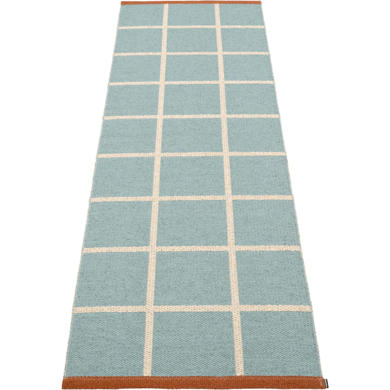 Criss Plastmatta Haze / Cream / Rust, 70x225 cm