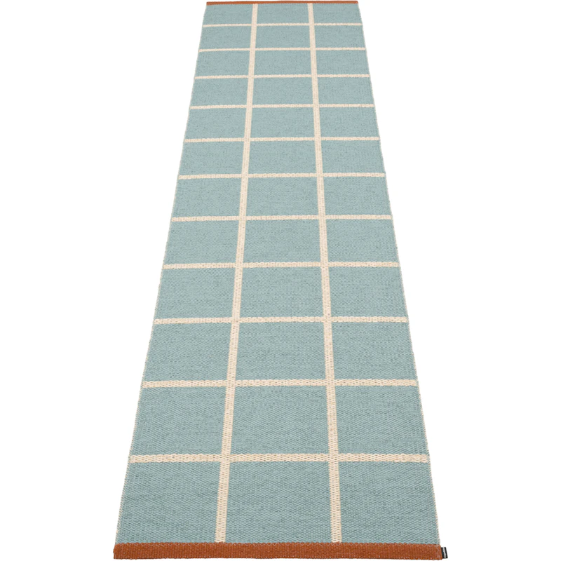 Criss Plastmatta Haze / Cream / Rust, 70x300 cm