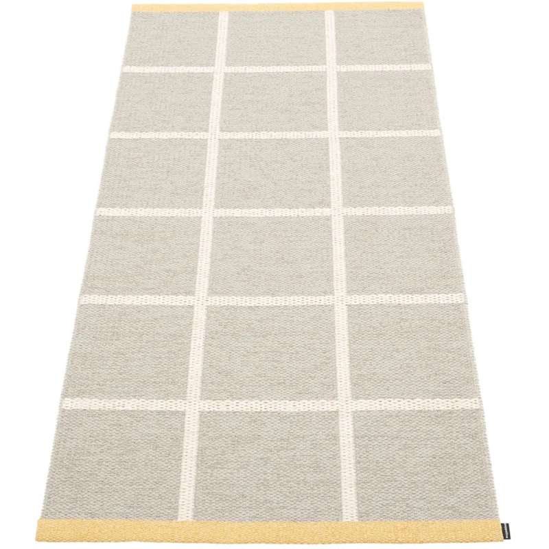 Criss Plastmatta Linen / Vanilla / Pale Yellow, 70x150 cm