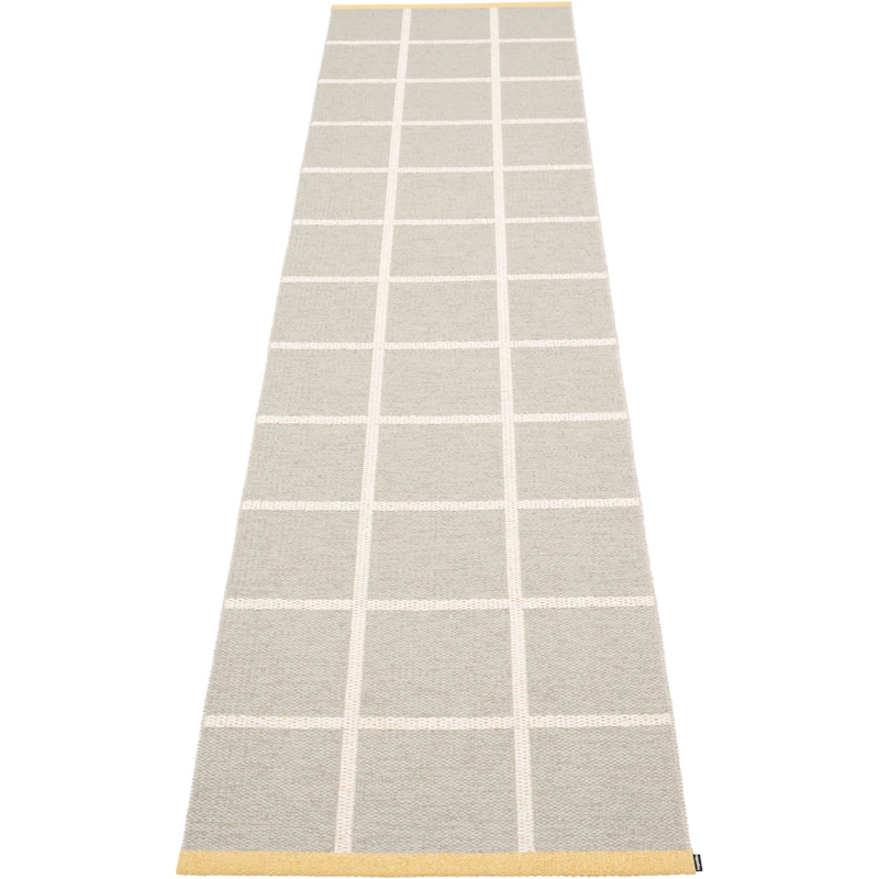 Criss Plastmatta Linen / Vanilla / Pale Yellow, 70x300 cm