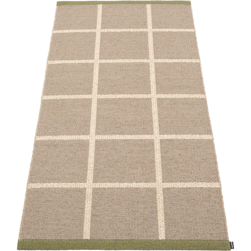 Criss Plastmatta Potato / Cream / Pine, 70x150 cm