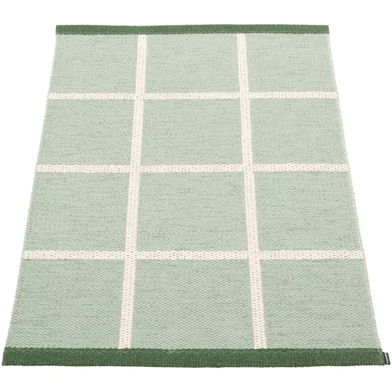Criss Pop Plastmatta 70x100 cm, Misty Mint / Vanilla / Leaf