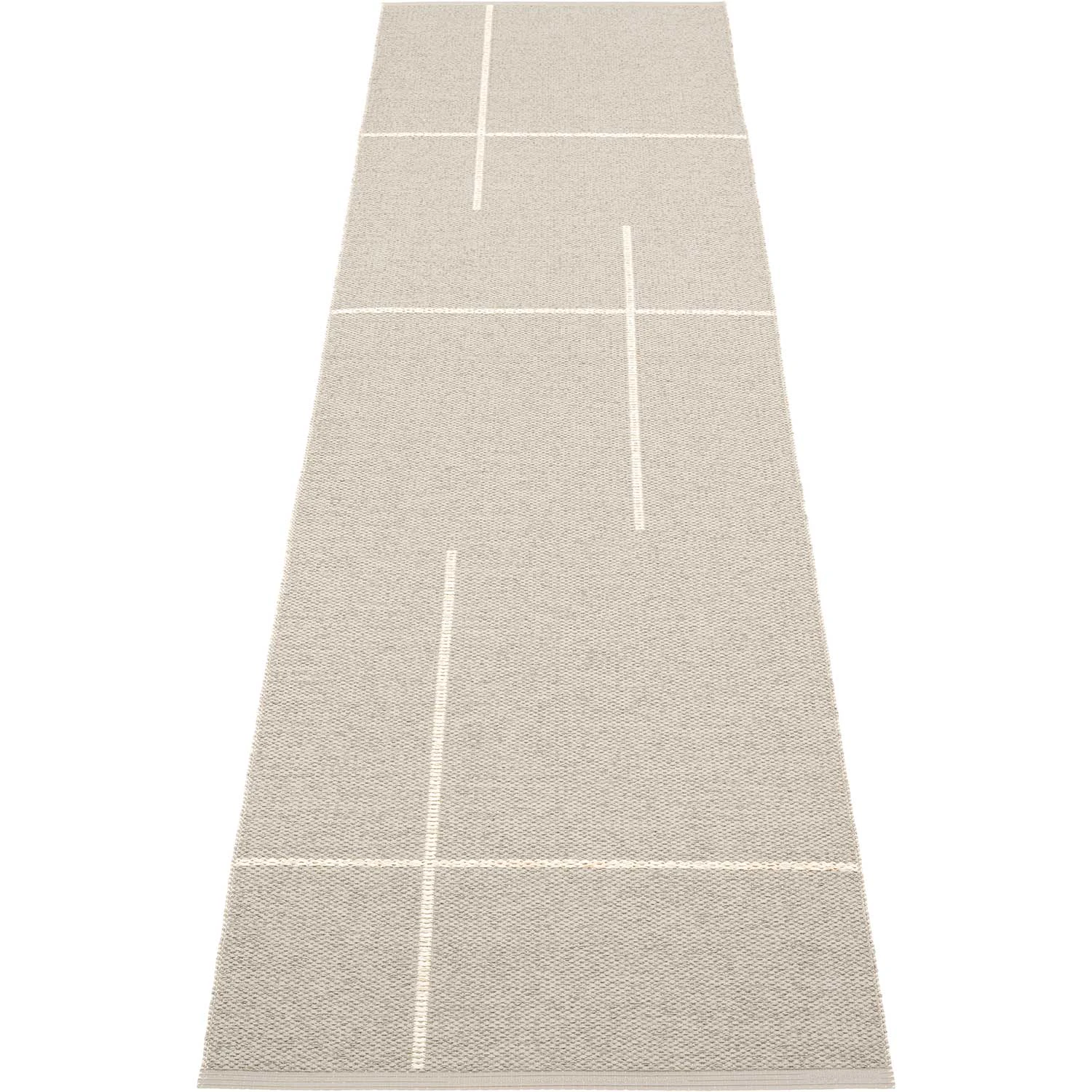 Pappelina Fred Matta 70x270 Cm / Vanilla - Mönstrade mattor Pvc Linen