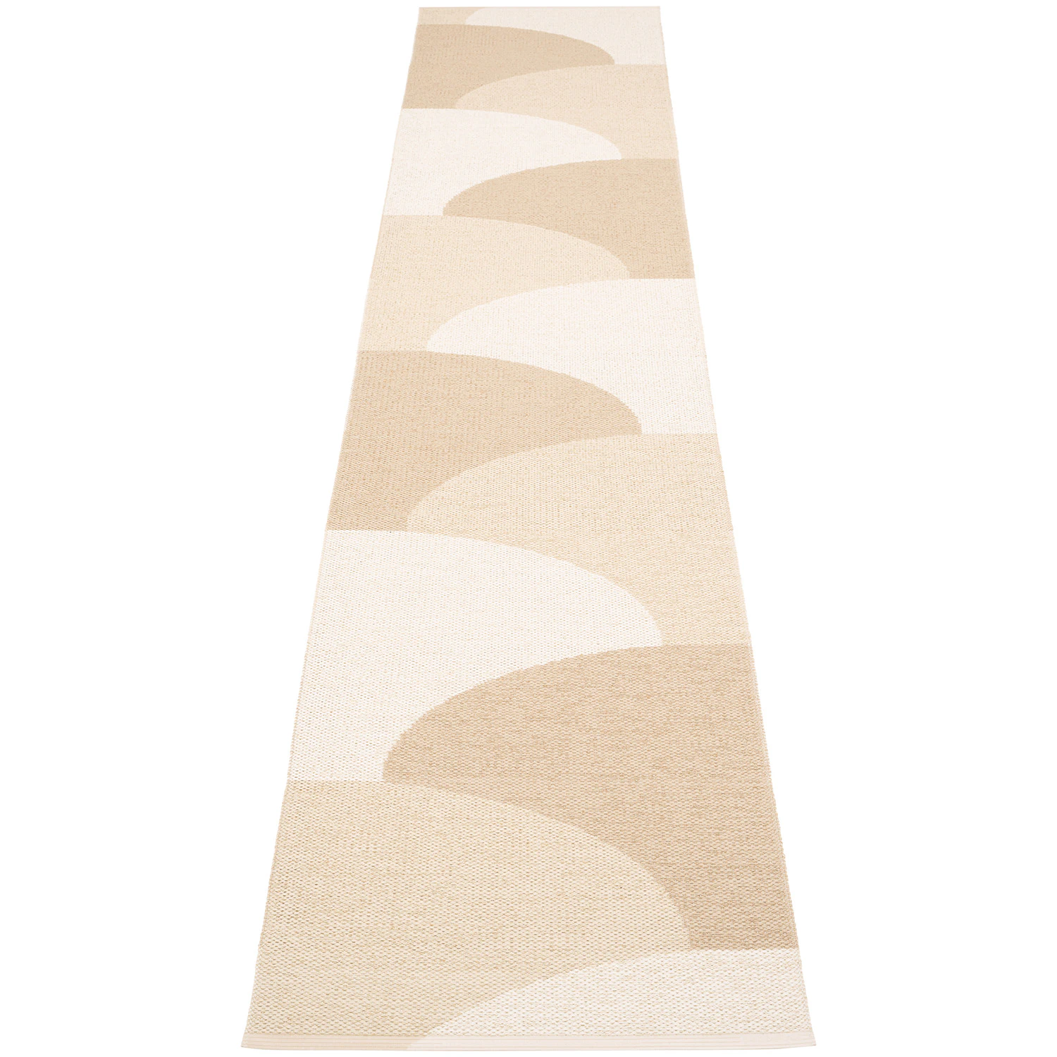 Pappelina Hill Matta 70x360 Cm Vanilla / / Cream - Mönstrade mattor Pvc Beige