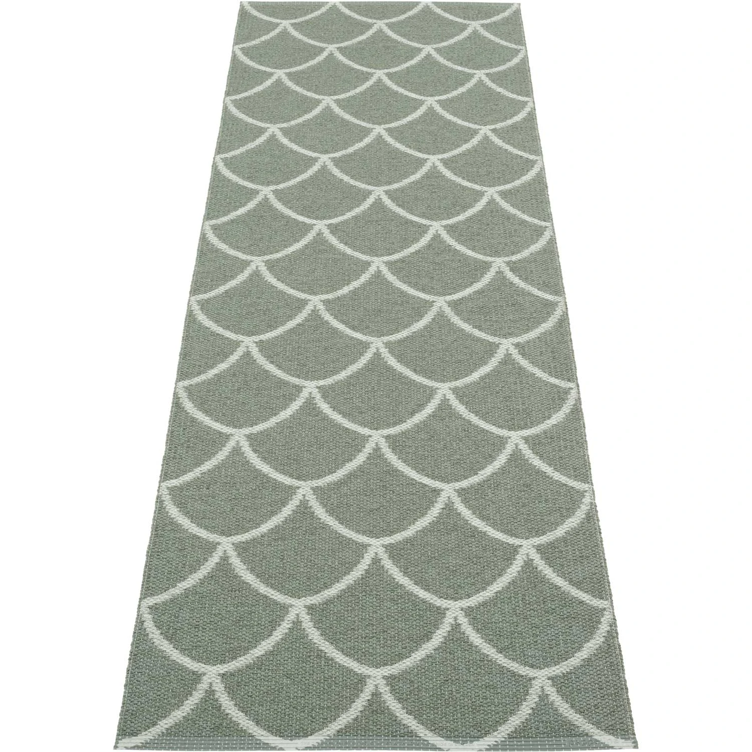 Pappelina Kotte Matta / Sage 70x 225 Cm - Mönstrade mattor Polyester Army