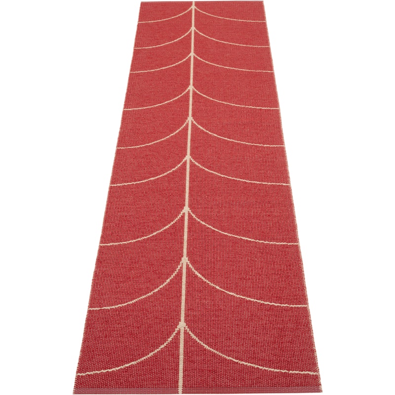 Leif Plastmatta Berry / Beige, 70x270 cm
