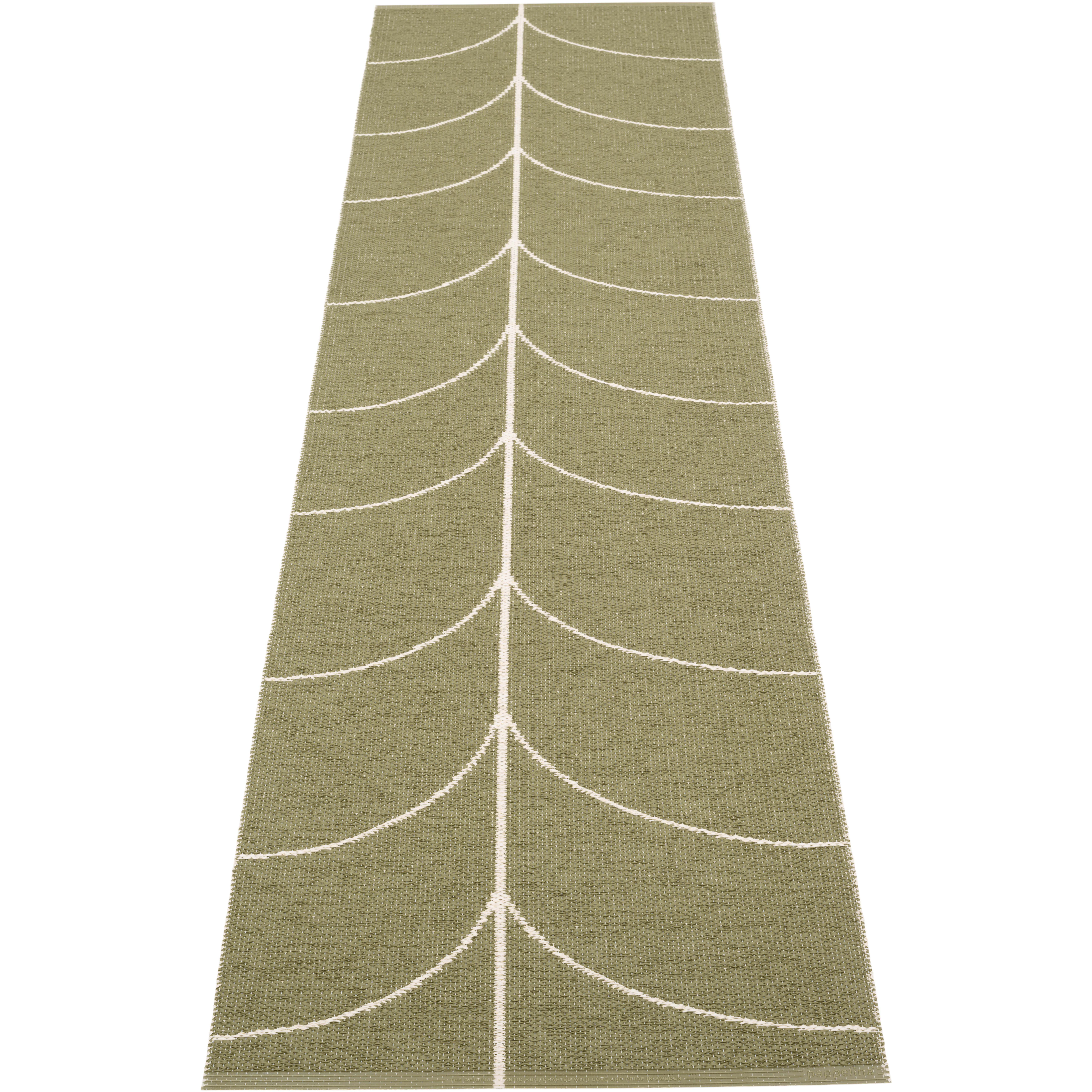 Pappelina Leif Plastmatta Pine / Vanilla 70x270 Cm - Mönstrade mattor Pvc Vanilj
