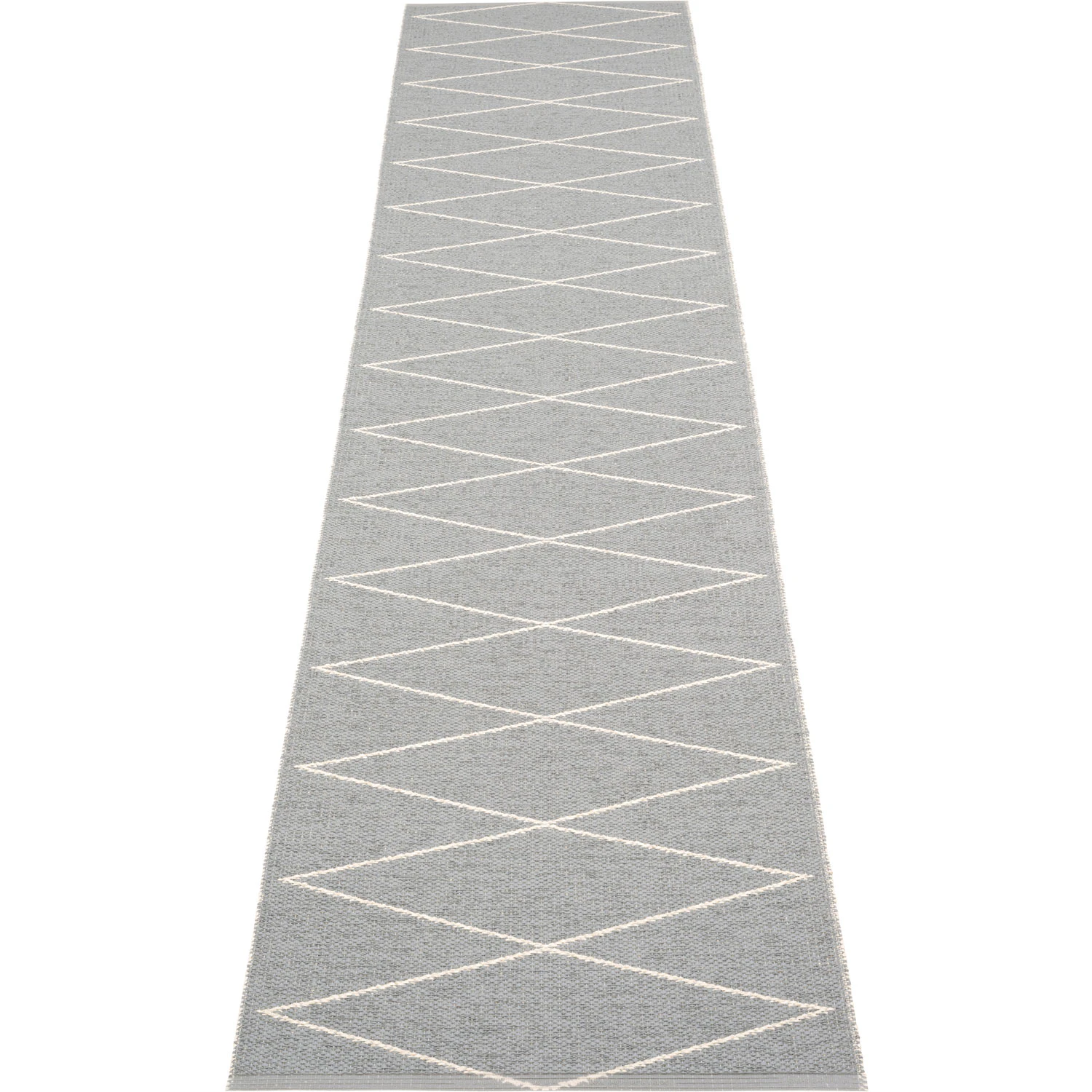 Pappelina Max Matta Grey/vanilla 70x320 Cm - Mönstrade mattor Polyester Grå