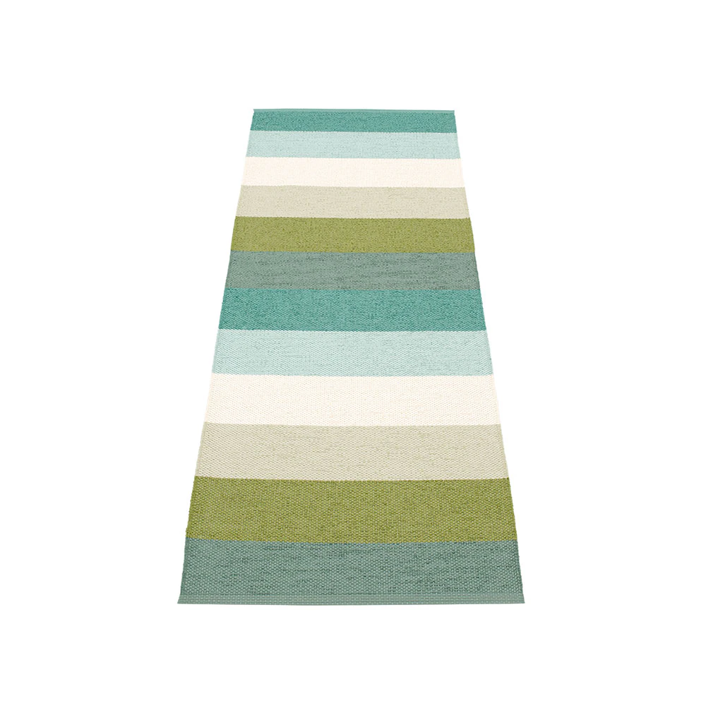 Pappelina Molly Matta 70x200 Cm Forest - Mönstrade mattor Pvc Grön