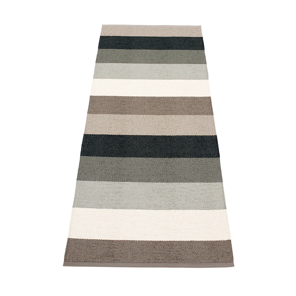 Pappelina Molly Matta 70x400 Cm Mud - Mönstrade mattor Pvc Brun