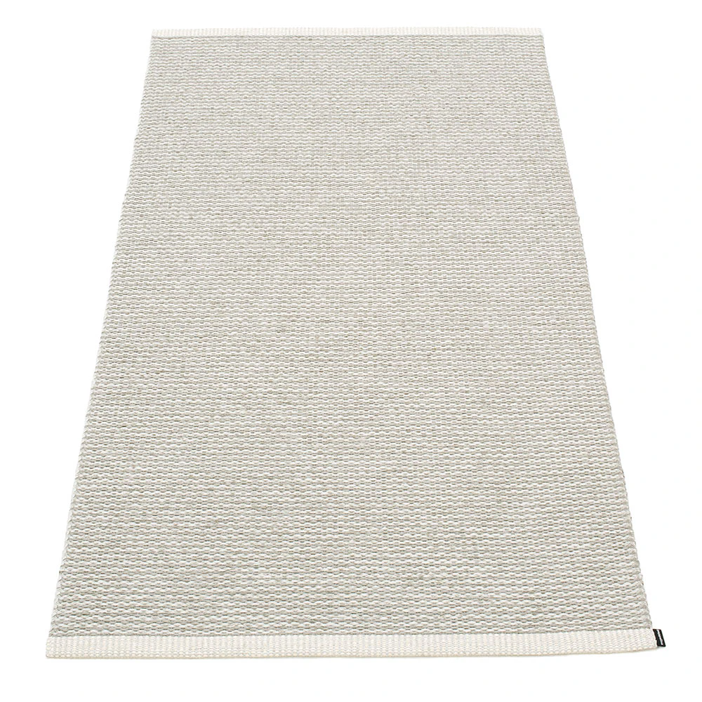 Pappelina Mono Matta 85x260 Cm Fossil Grey/warm Grey - Enfärgade mattor Pvc Grå