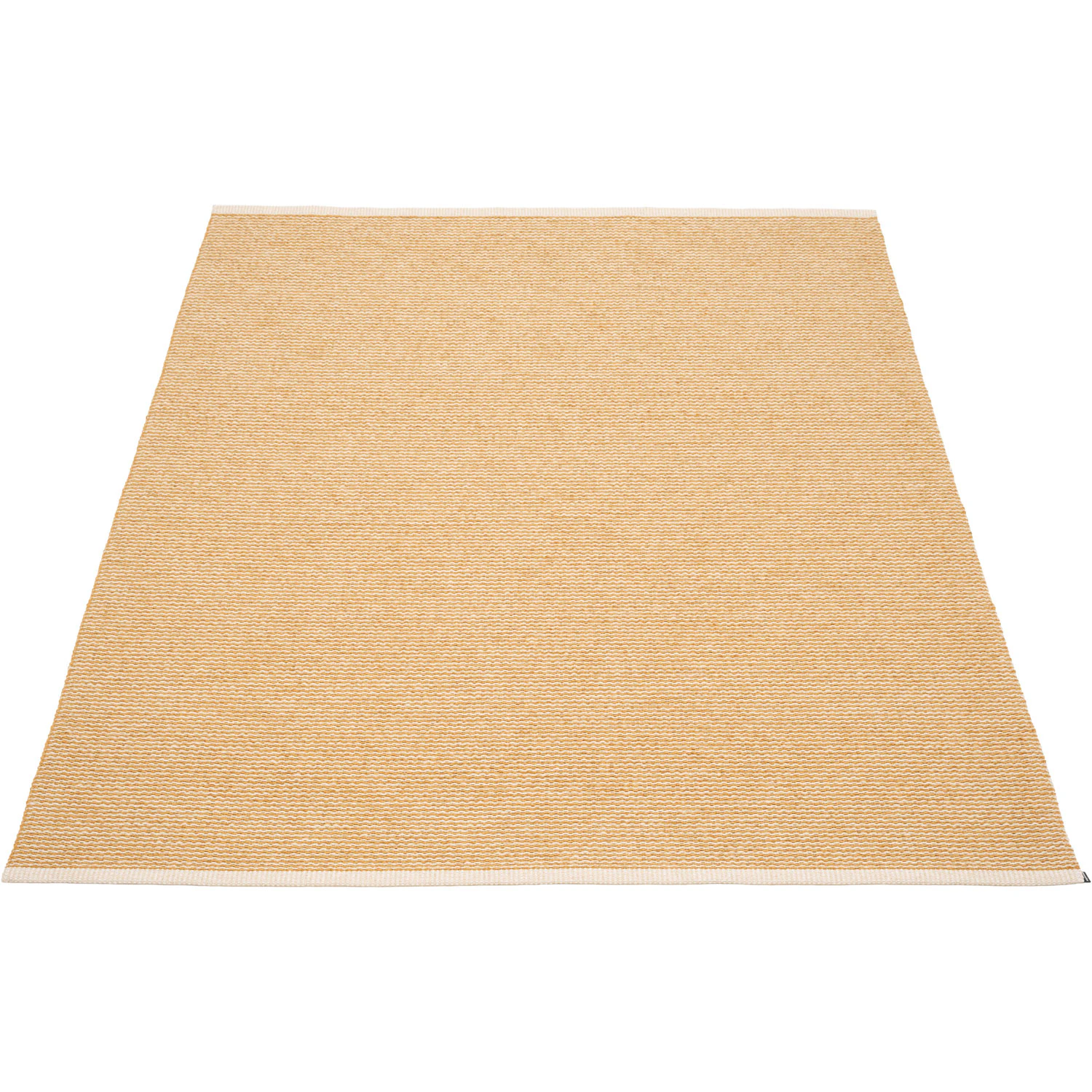 Pappelina Mono Matta Ochre/cream 230x320 Cm - Enfärgade mattor Pvc Ockra