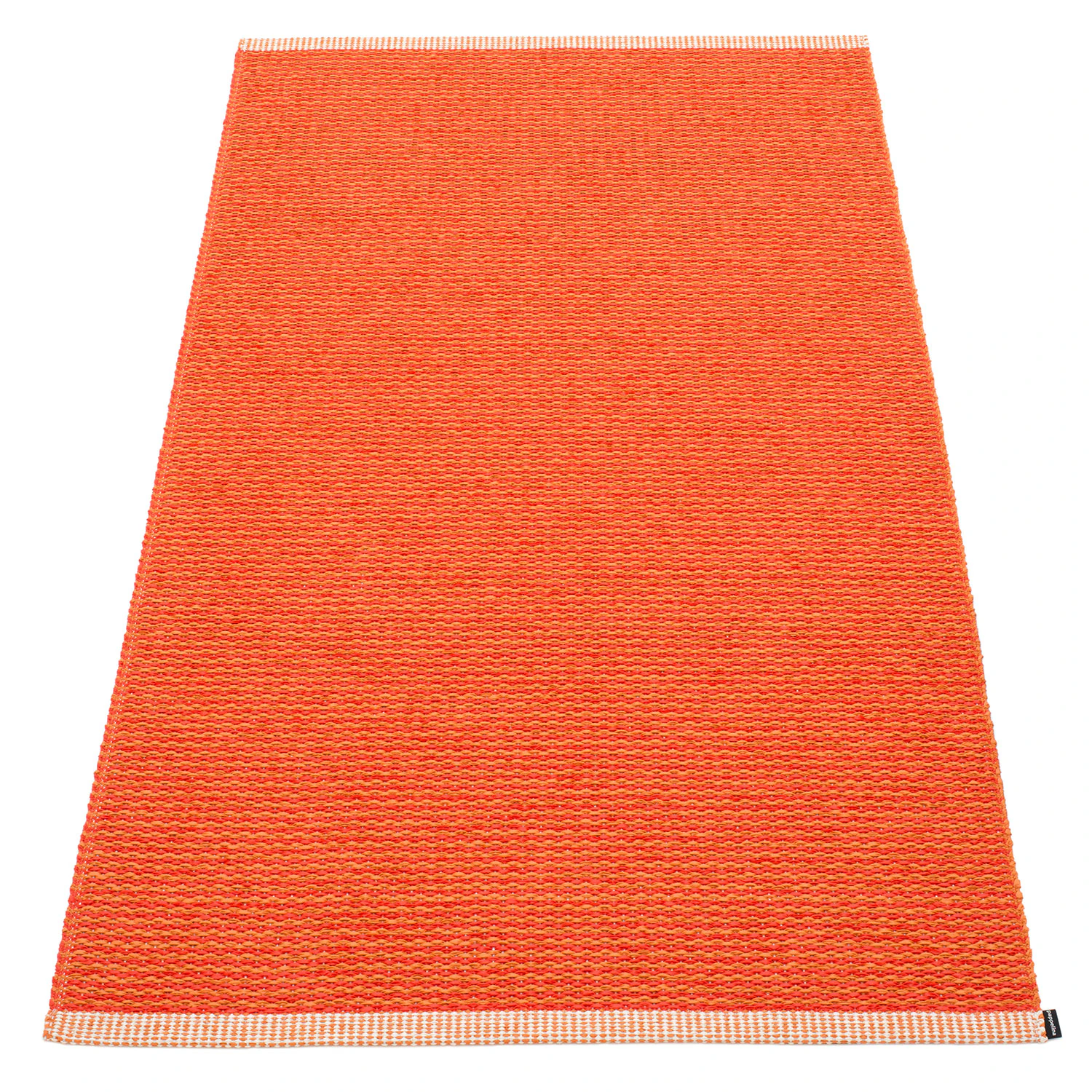 Pappelina Mono Matta 85x160 Cm Pale /coral Red - Enfärgade mattor Pvc Orange