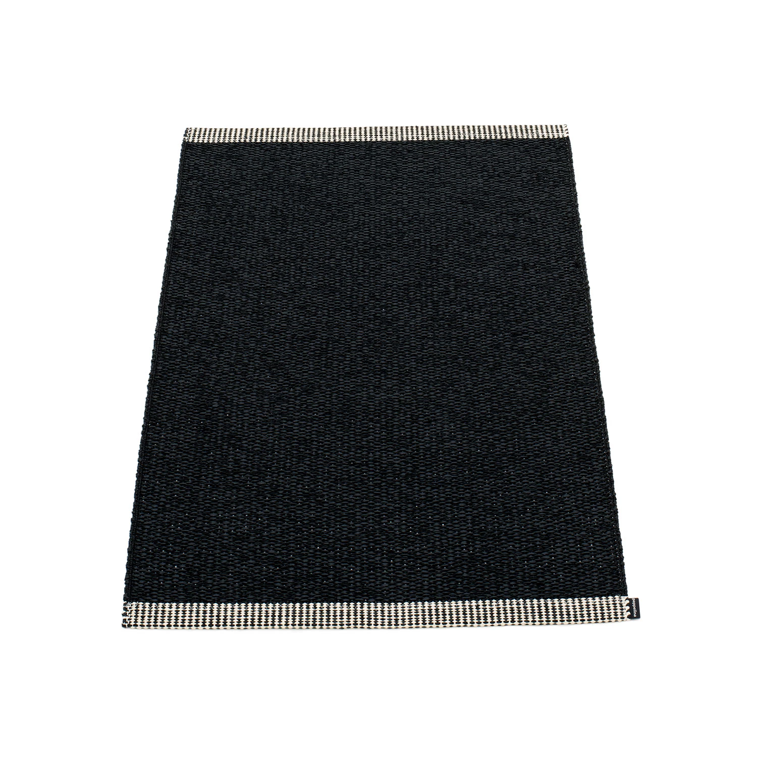 Pappelina Mono Matta 60x85 Cm - Enfärgade mattor Pvc Svart