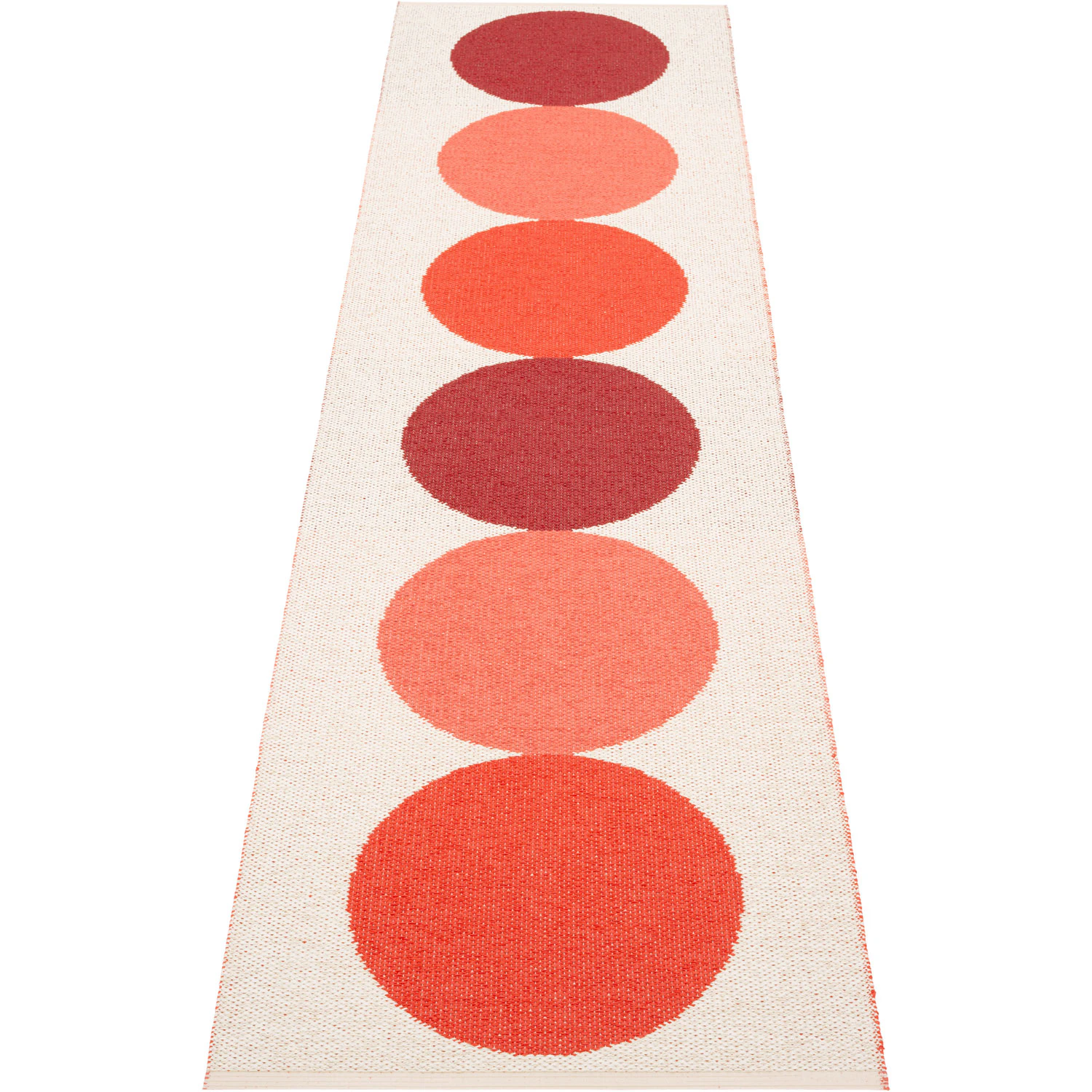 Pappelina Otto Matta / Vanilla 70x280 Cm - Mönstrade mattor Pvc Berry