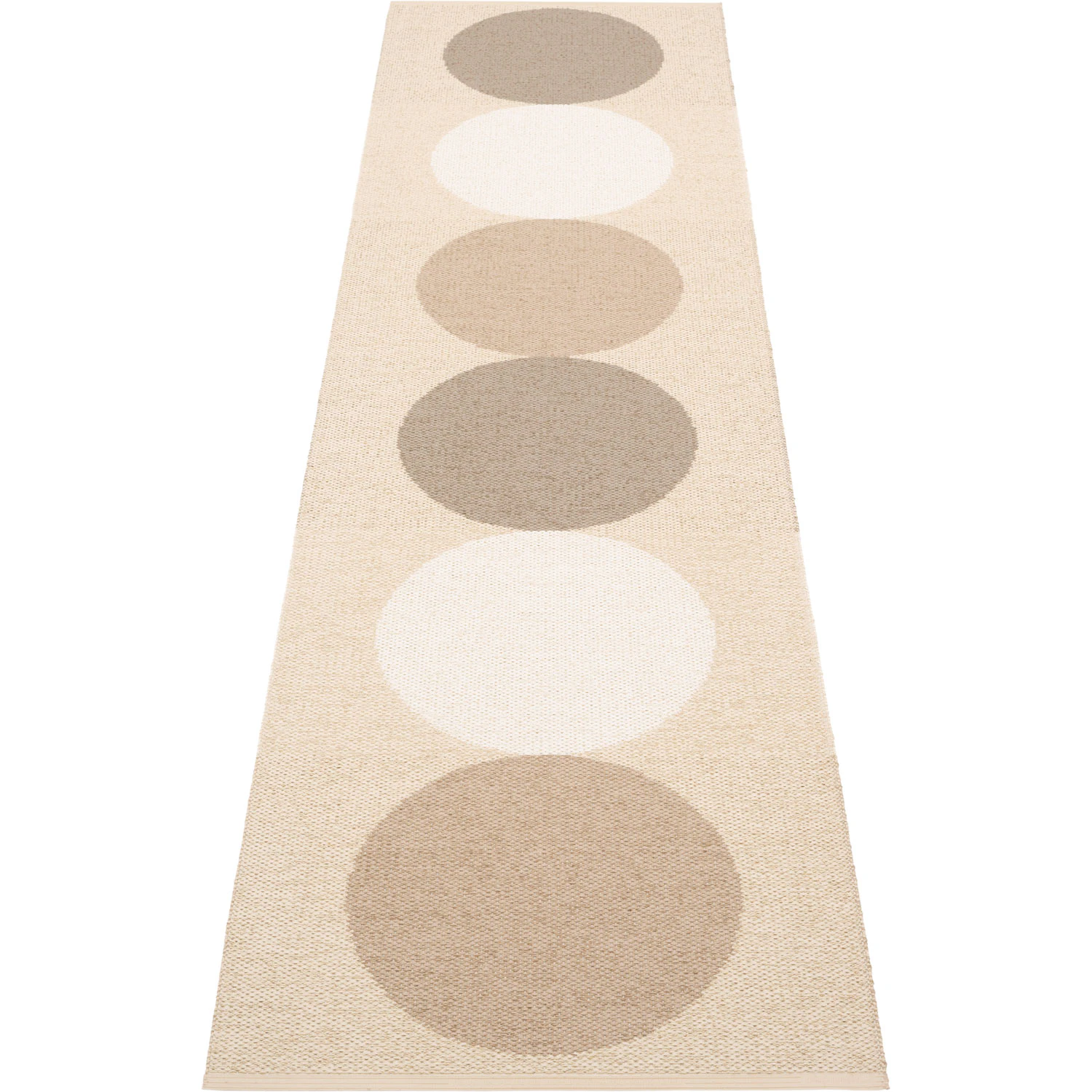 Pappelina Otto Matta / Vanilla 70x280 Cm - Mönstrade mattor Pvc Grain