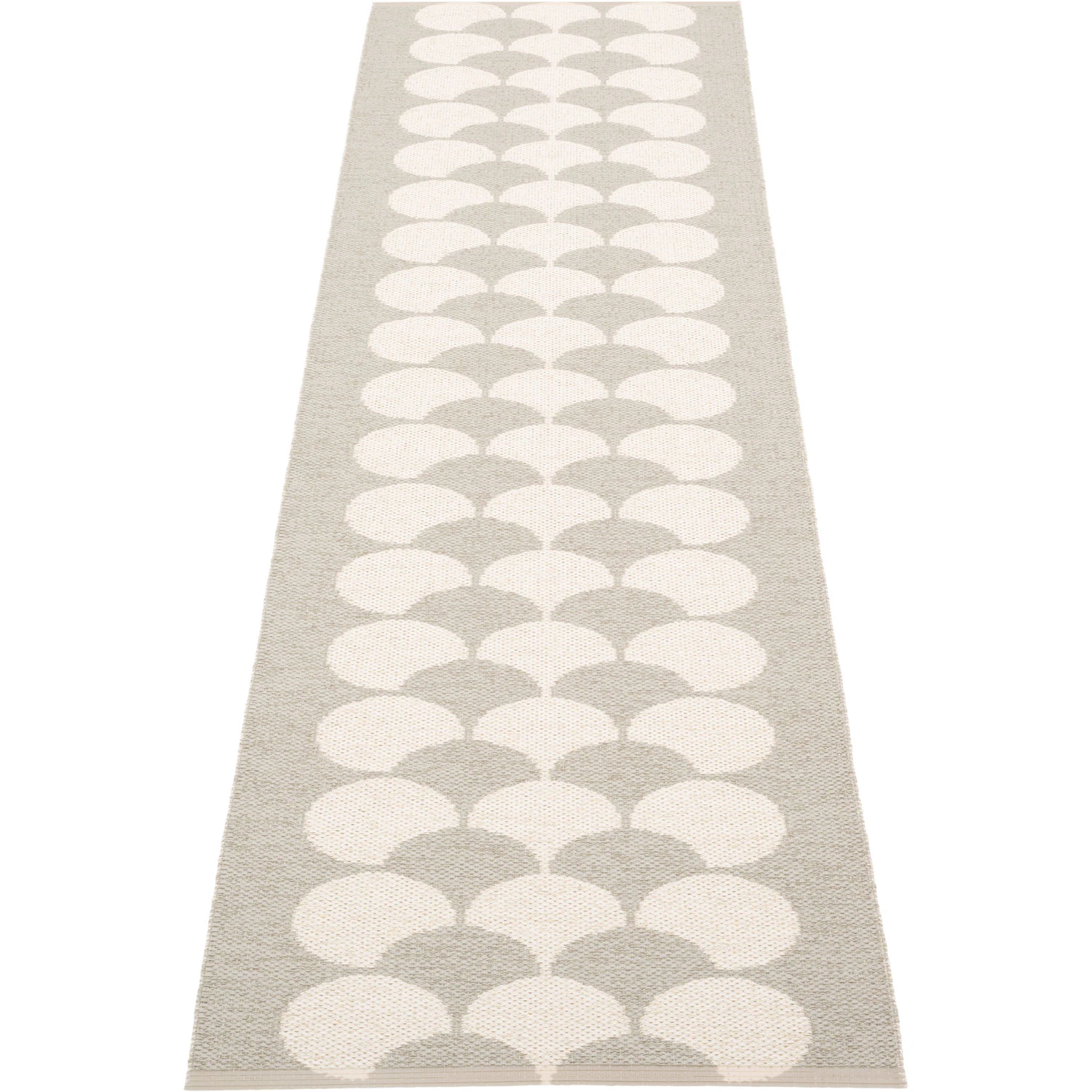 Pappelina Poppy Matta /vanilla 70x250 Cm - Mönstrade mattor Pvc Linen