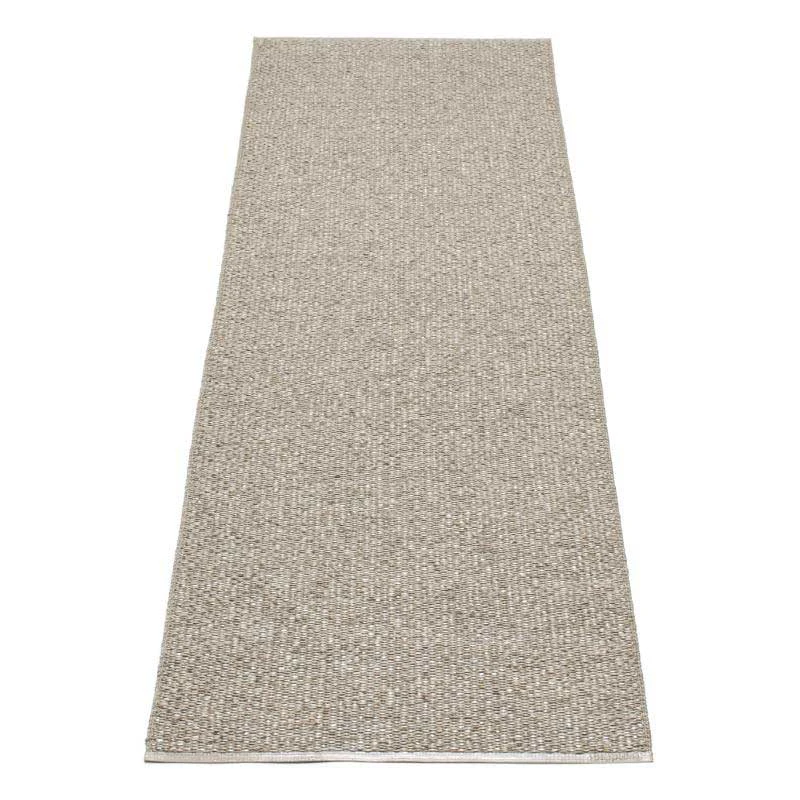 Pappelina Svea Matta /mud 70x240 Cm - Enfärgade mattor Pvc Mud Metallic