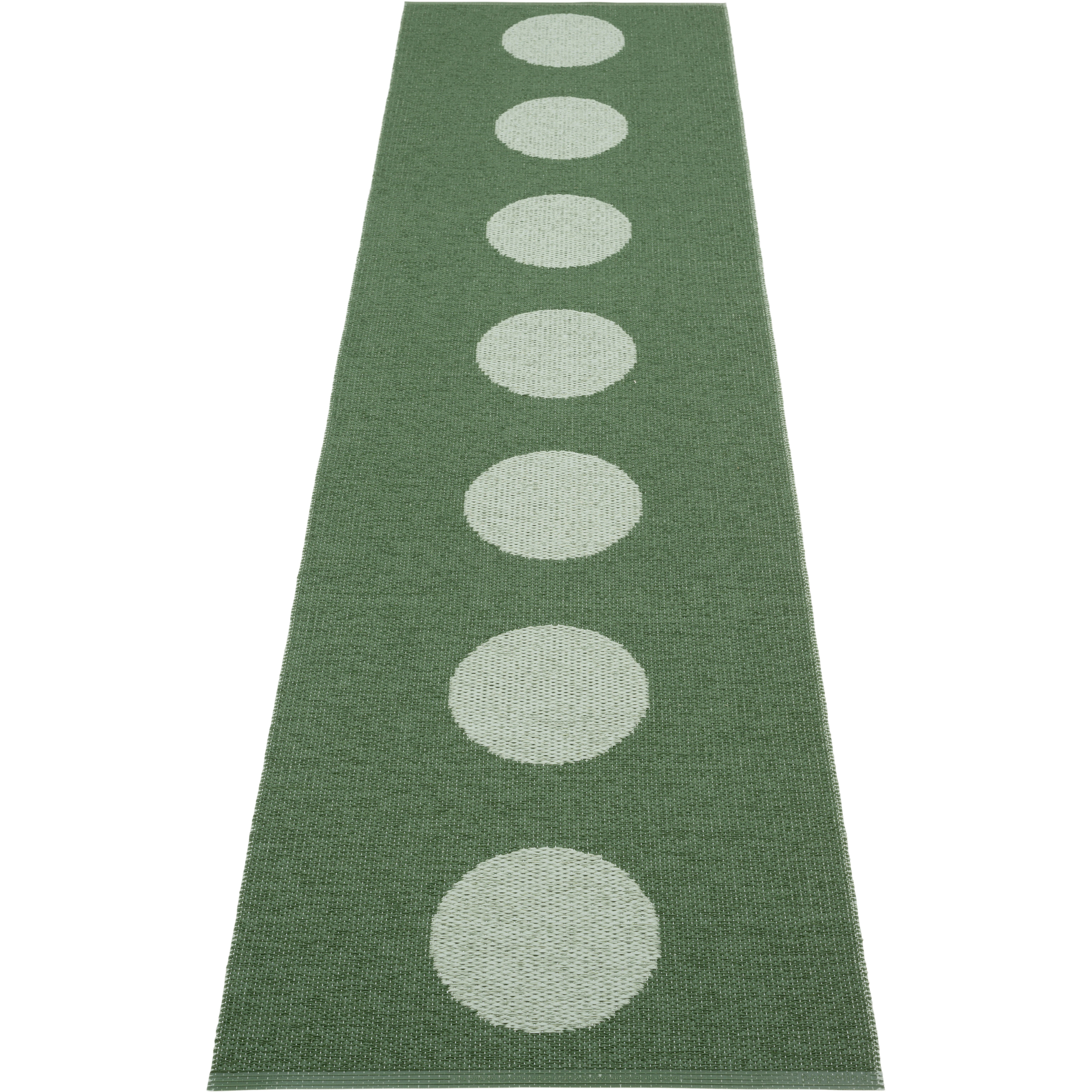 Pappelina Vera Pop Matta 70x280 Cm / Misty Mint - Mönstrade mattor Pvc Leaf