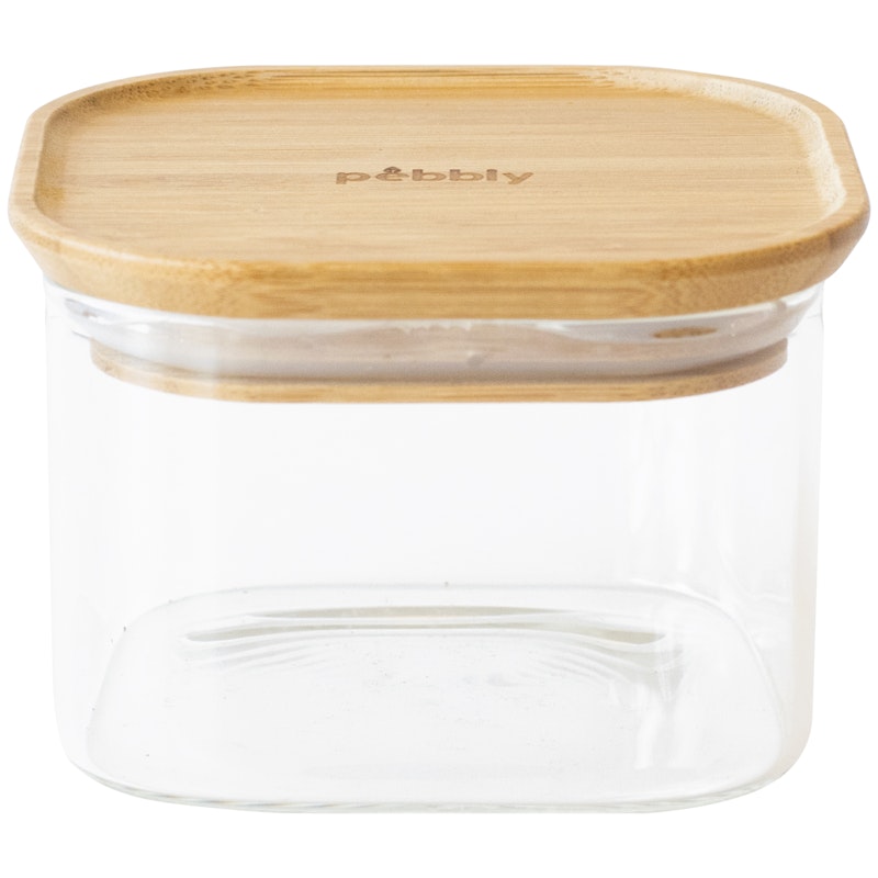 Glasburk Med Lock Kvadratisk, 50 cl