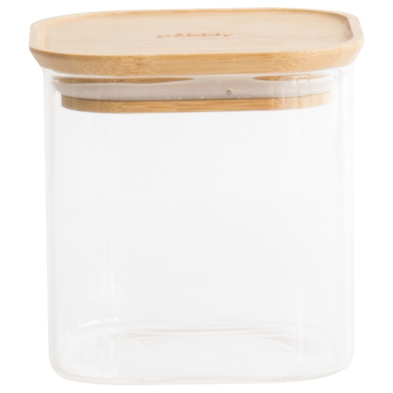 Glasburk Med Lock Kvadratisk, 80 cl