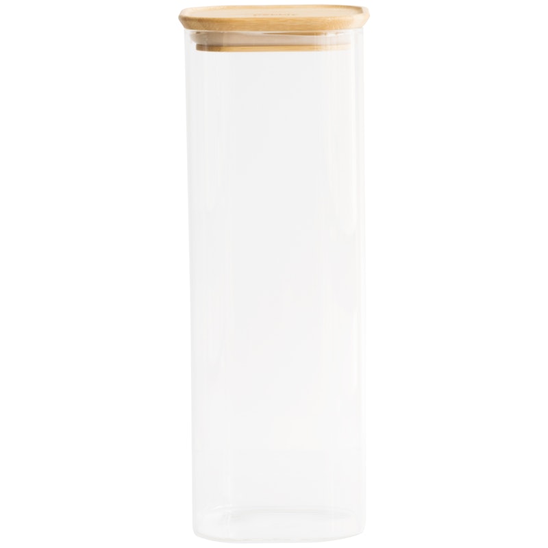 Glasburk Med Lock Kvadratisk, 2,2 L