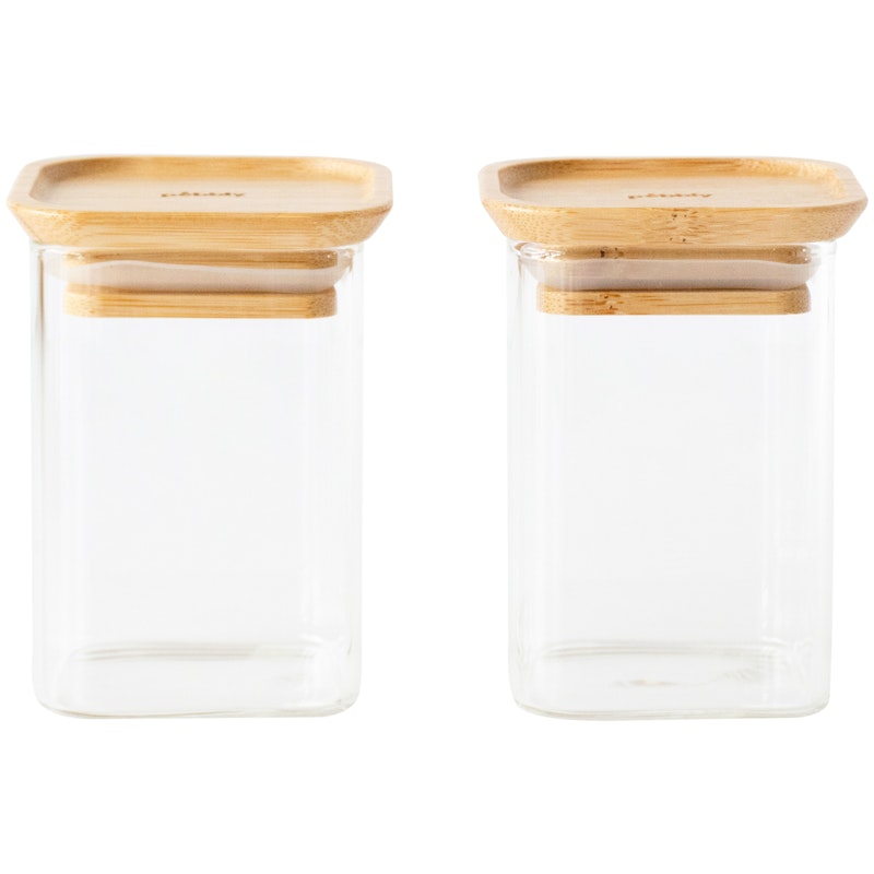 Glasburkar Med Lock 2-pack, 2x 24 cl