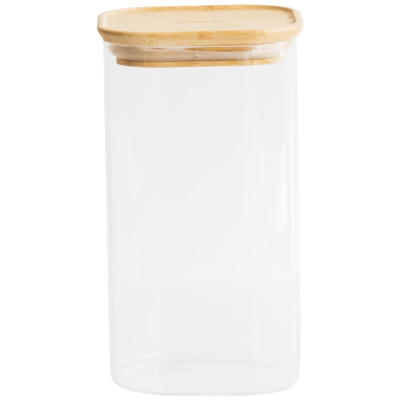 Glasburk Med Lock Kvadratisk, 1,4 L