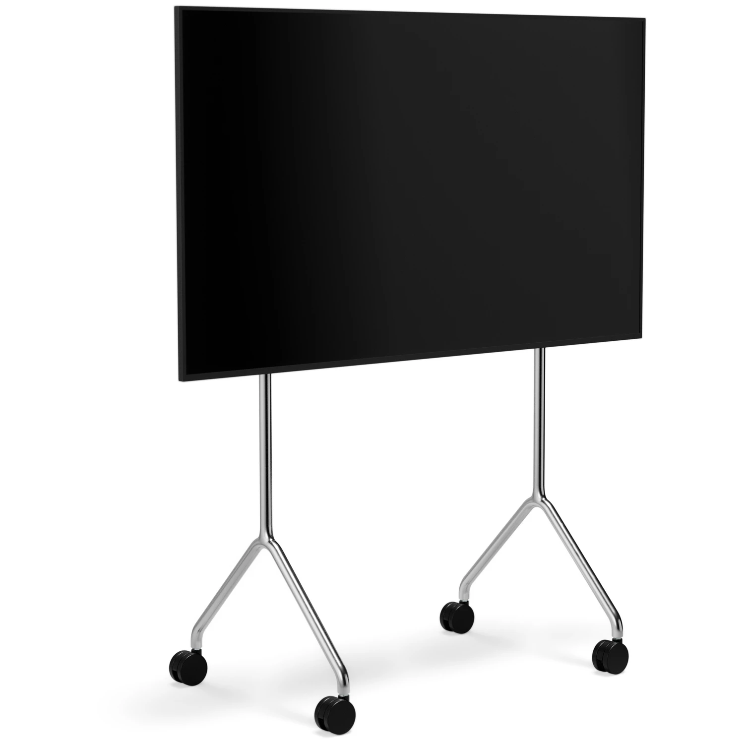 pedestal moon light tv-stativ - tv-bänkar & mediabänkar stål krom