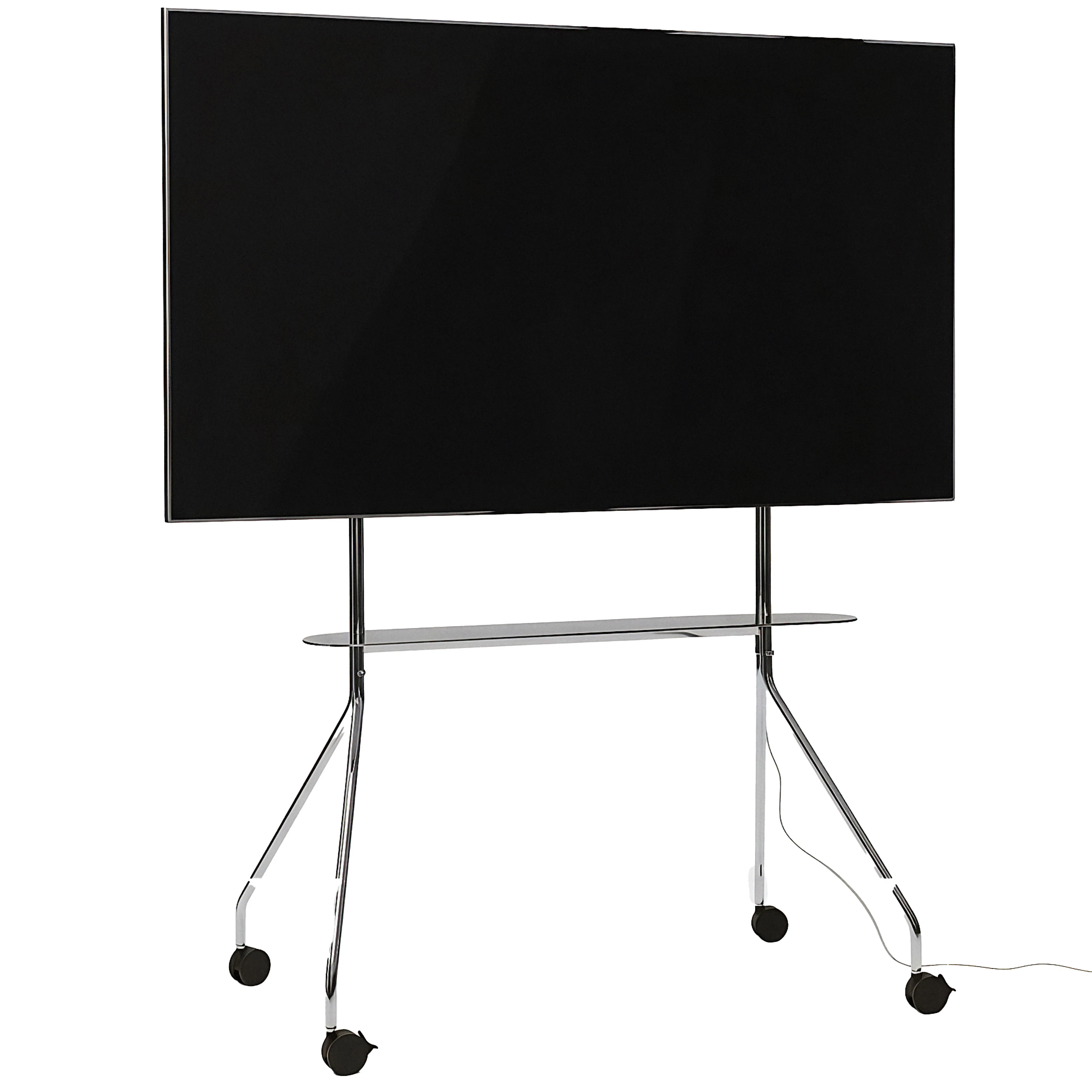 pedestal moon pro tv-stativ - tv-bänkar & mediabänkar stål krom