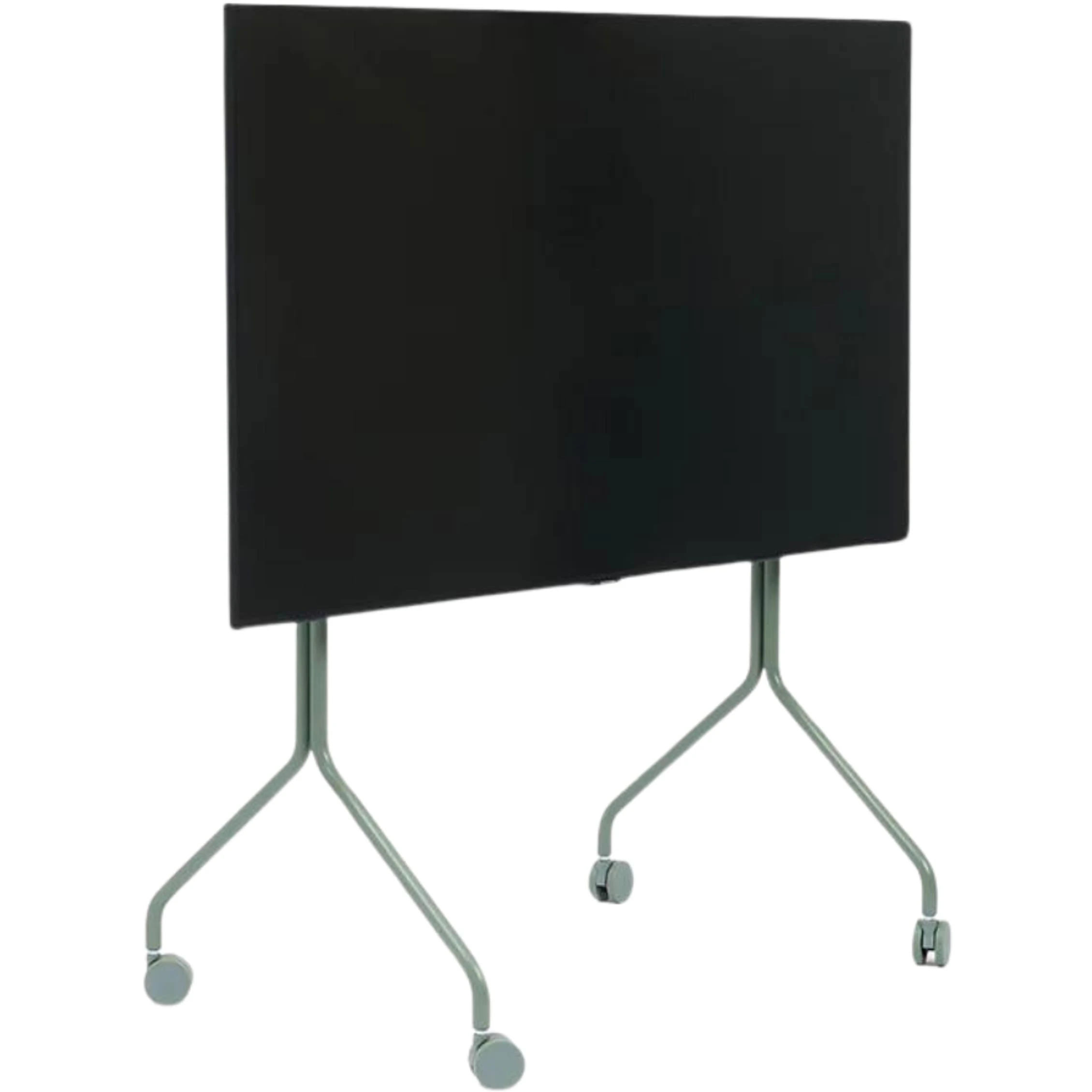 pedestal moon rollin' tv-stativ - tv-bänkar & mediabänkar stål mossy green