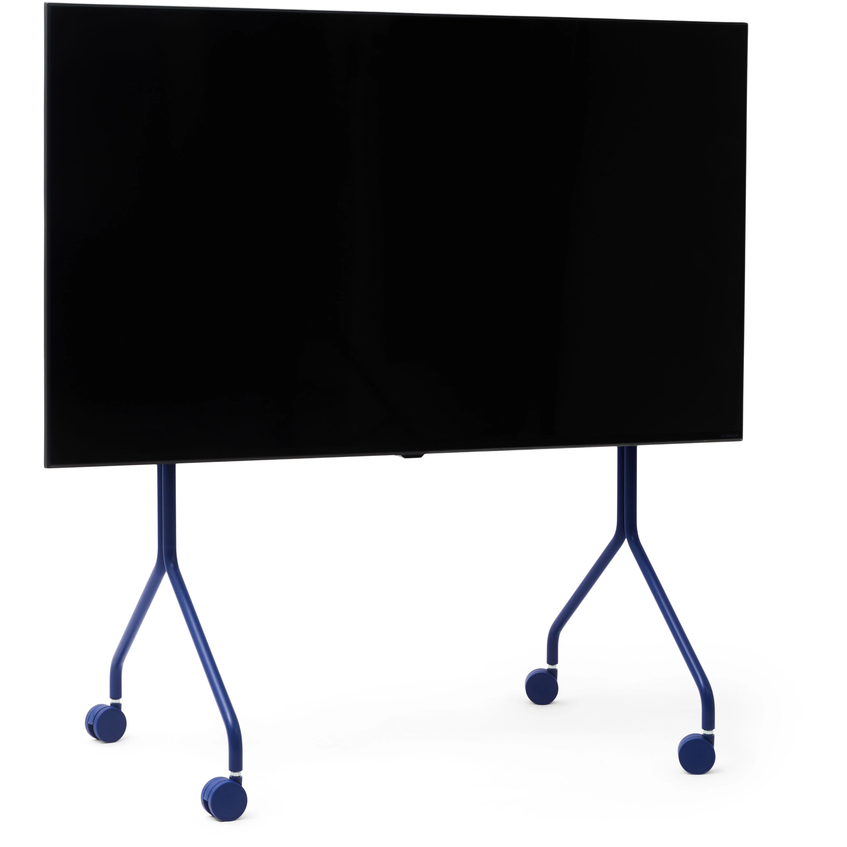 pedestal moon rollin' tv-stativ - tv-bänkar & mediabänkar stål ultra marine