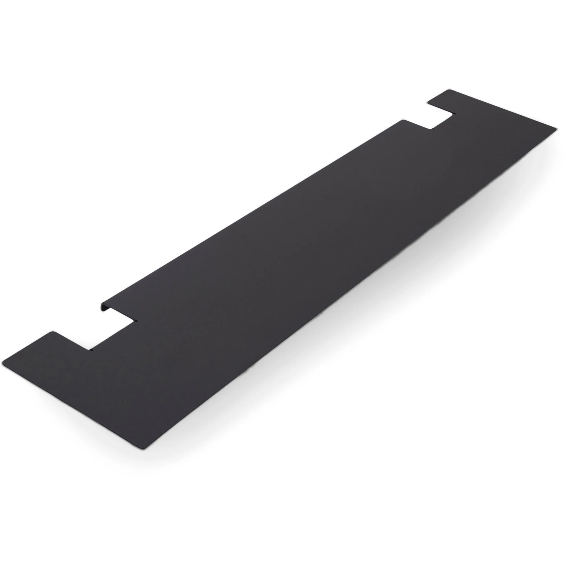 pedestal plate hylla - tv-bänkar & mediabänkar stål charcoal