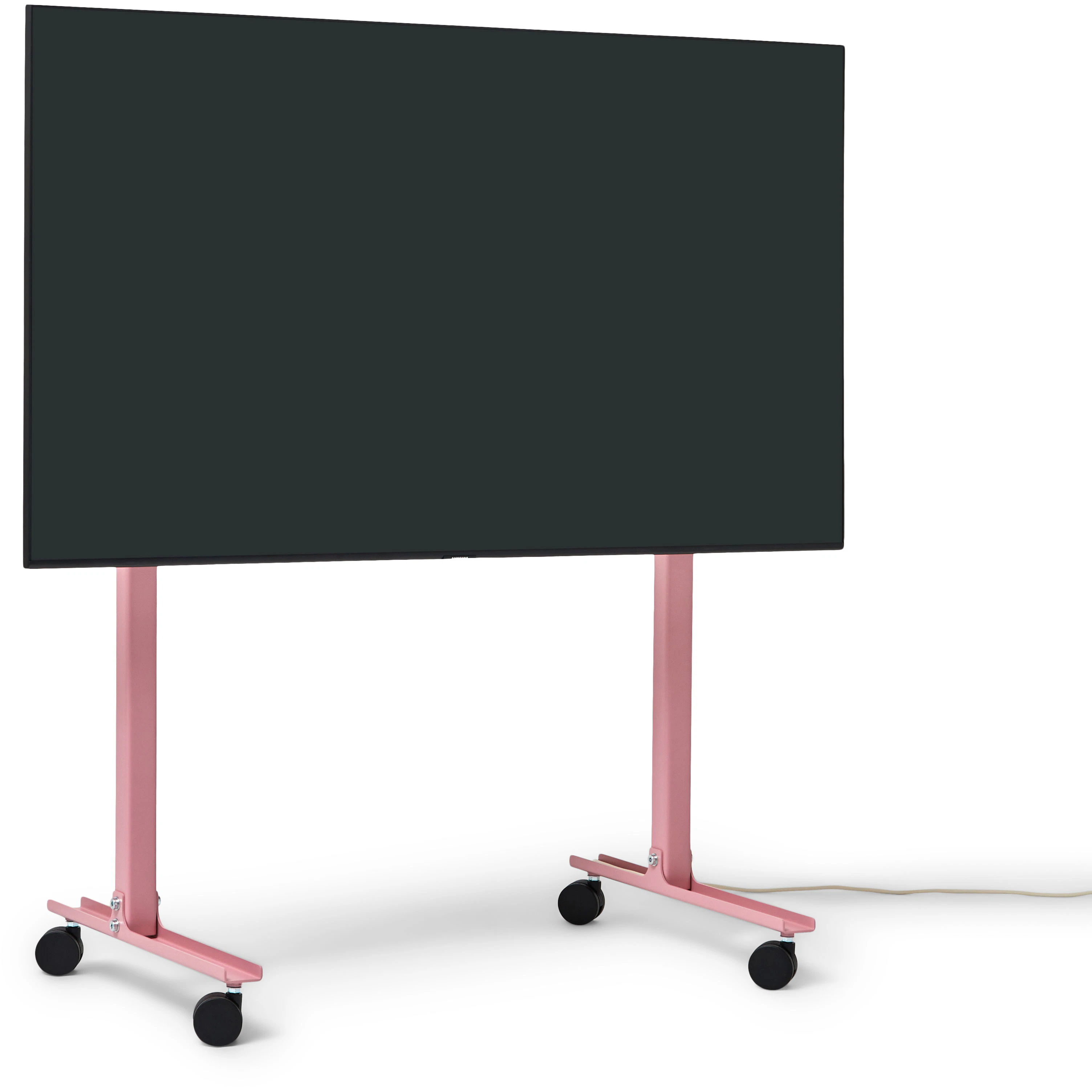 pedestal straight rollin' tv-stativ - tv-bänkar & mediabänkar stål bubble gum