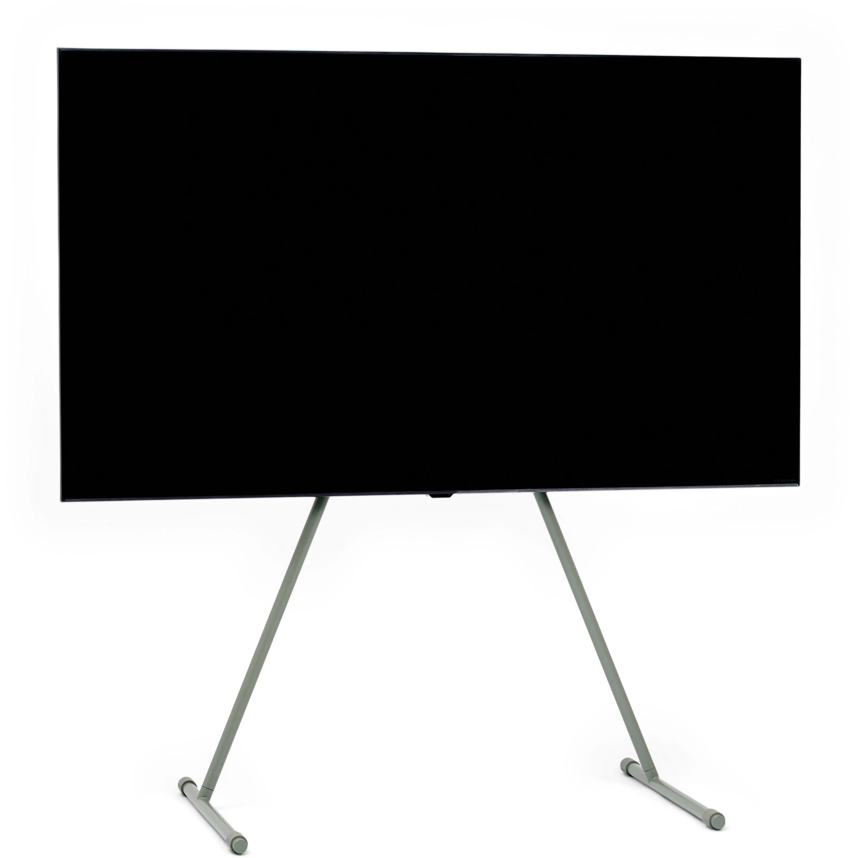 pedestal viva tv-stativ - tv-bänkar & mediabänkar stål mossy green