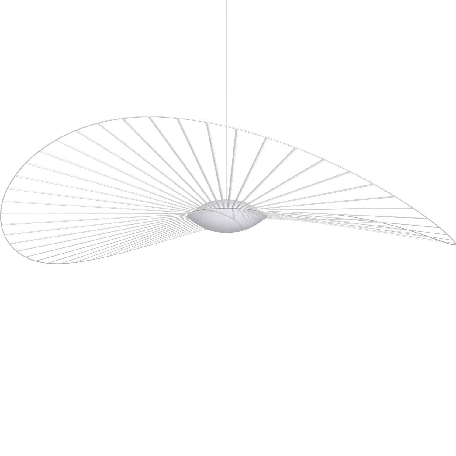 Petite Friture Vertigo Nova Pendel Med 10m Sladd 190 Cm - Pendellampor Stål Vit