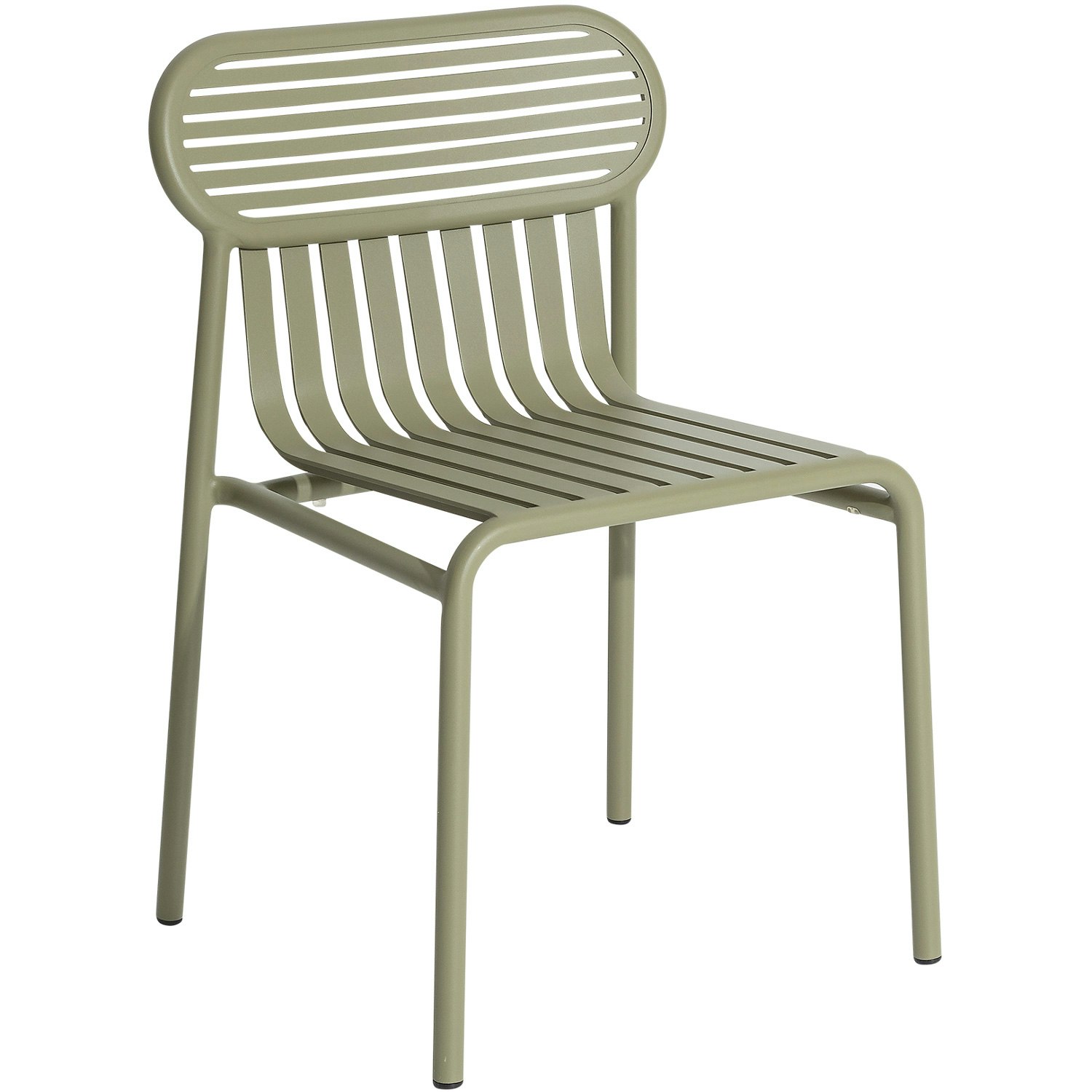 petite friture week-end stol - trädgårdsstolar aluminium jadegrön