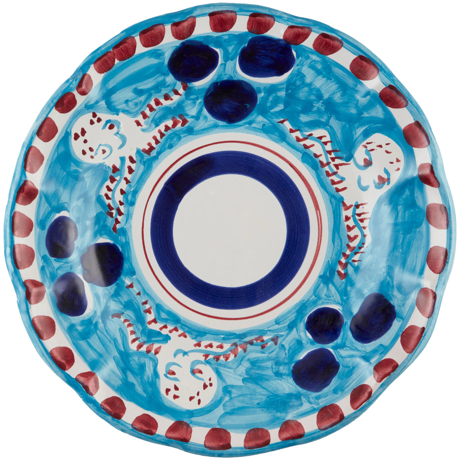 Piccola Home Amalfi Salladstallrik 20 Cm - Assietter Keramik Turkos