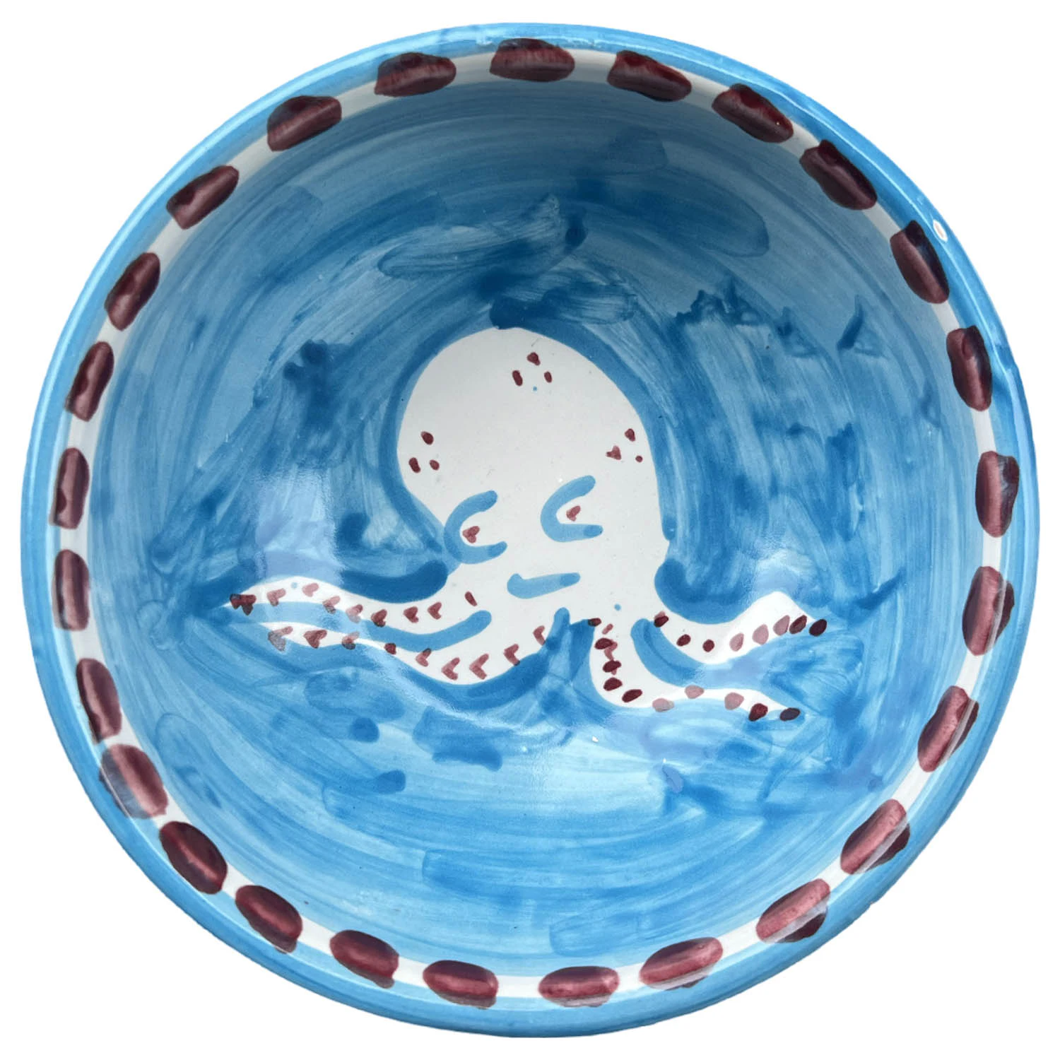 Piccola Home Amalfi Skål 13 Cm - Serveringsskålar Keramik Turkos