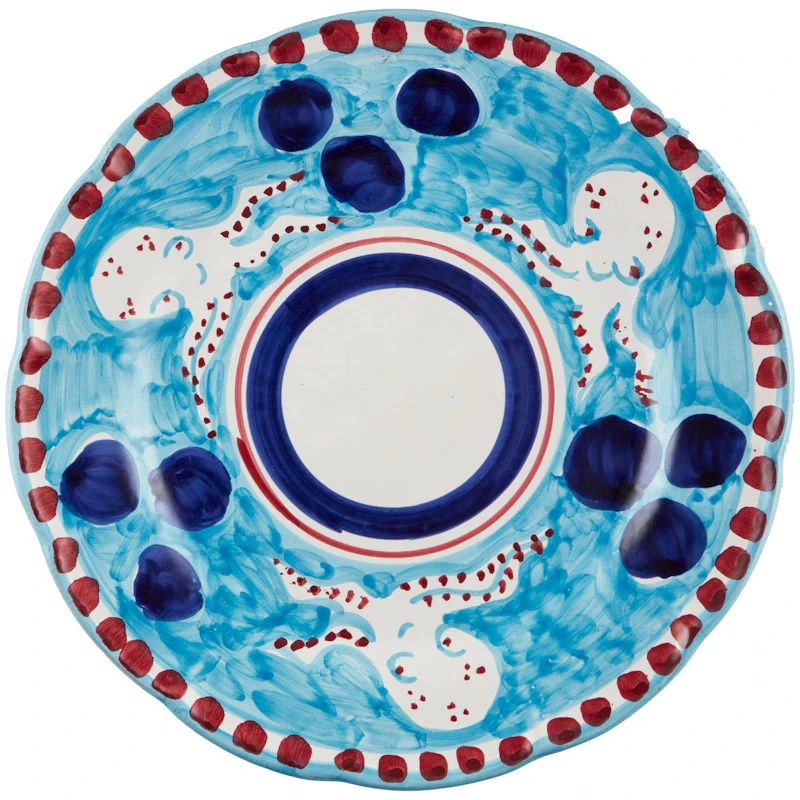 Amalfi collection dinner plate, turquoise