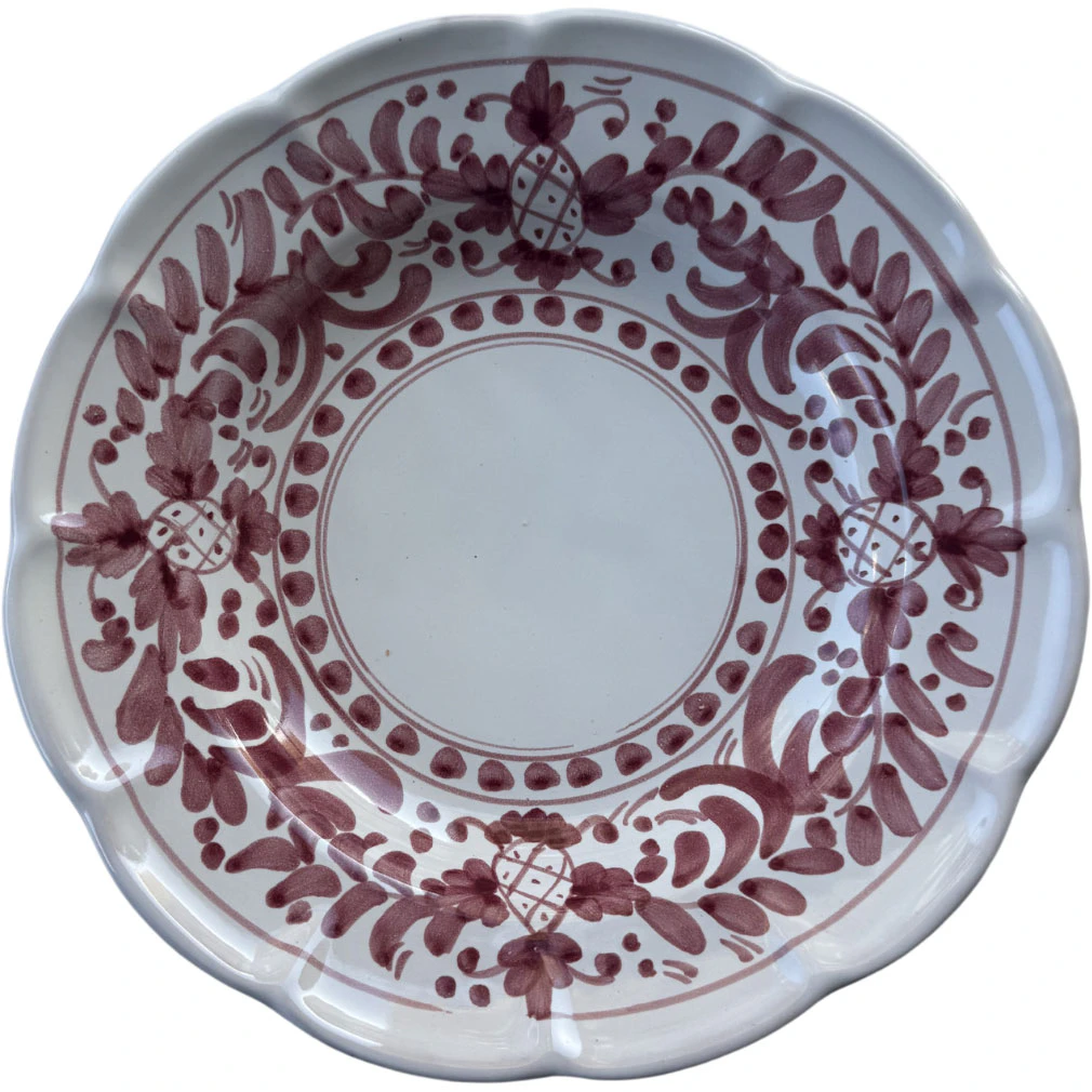 Piccola Home Positano Djup Tallrik 26 Cm - Terrakotta R&ouml;d