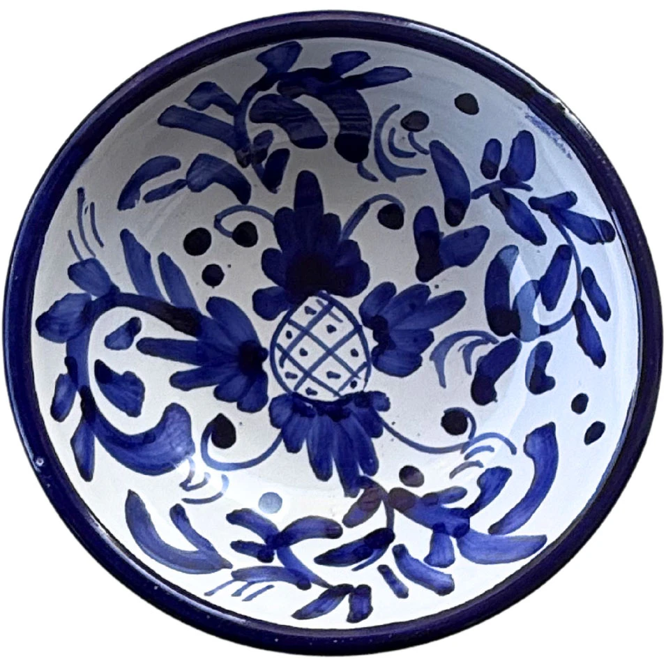 Piccola Home Positano Sk&aring;l 13 Cm - Serveringssk&aring;lar Terrakotta Bl&aring;