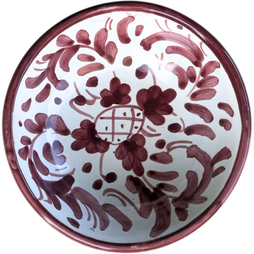Piccola Home Positano Sk&aring;l 9 Cm - Sk&aring;lar & Uppl&auml;ggningsfat Terrakotta R&ouml;d