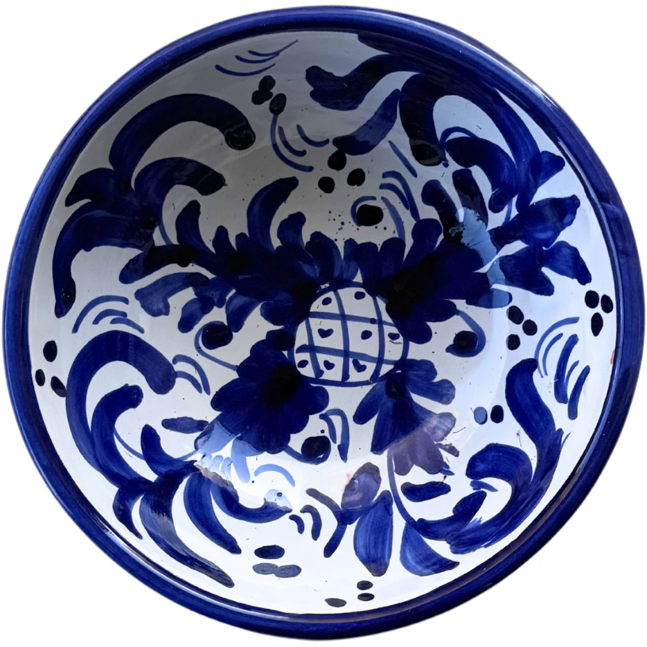 Piccola Home Positano Sk&aring;l 9 Cm - Sk&aring;lar & Uppl&auml;ggningsfat Terrakotta Bl&aring;