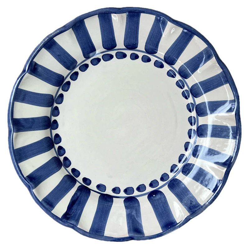 Riviera Assiett 20 cm, Blå