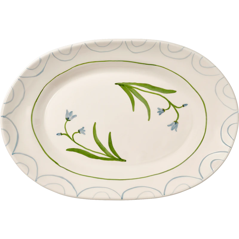 Cottage Flower Serveringstallrik Blue Bell 26 cm