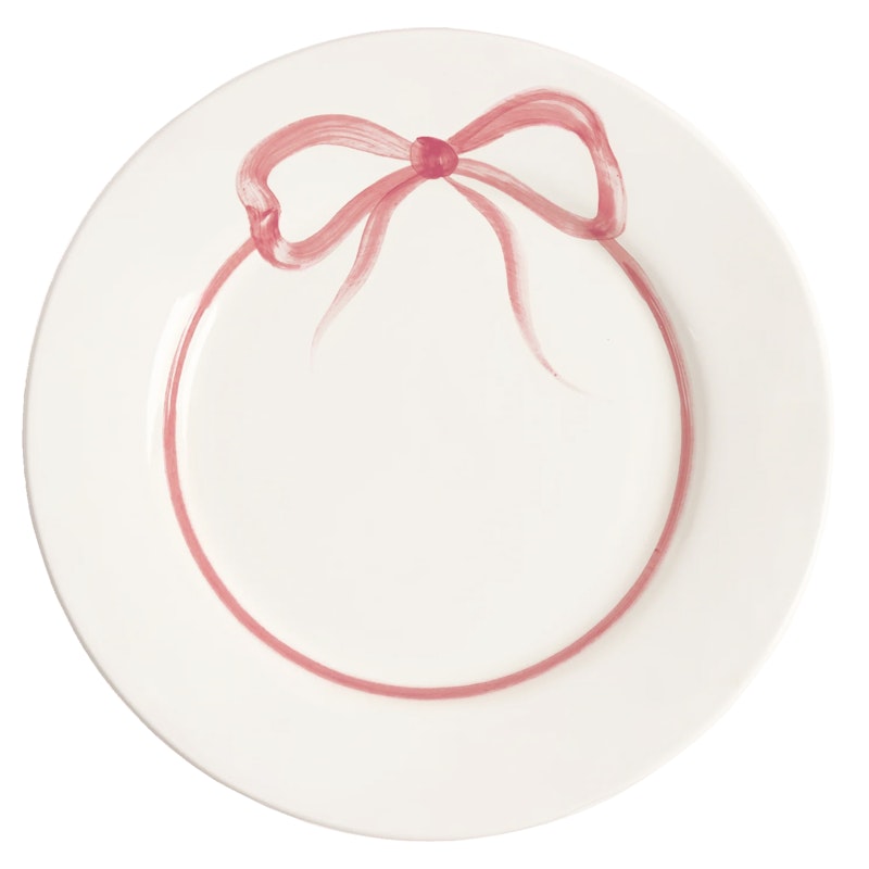 Bow Tallrik 28 cm, Rosa
