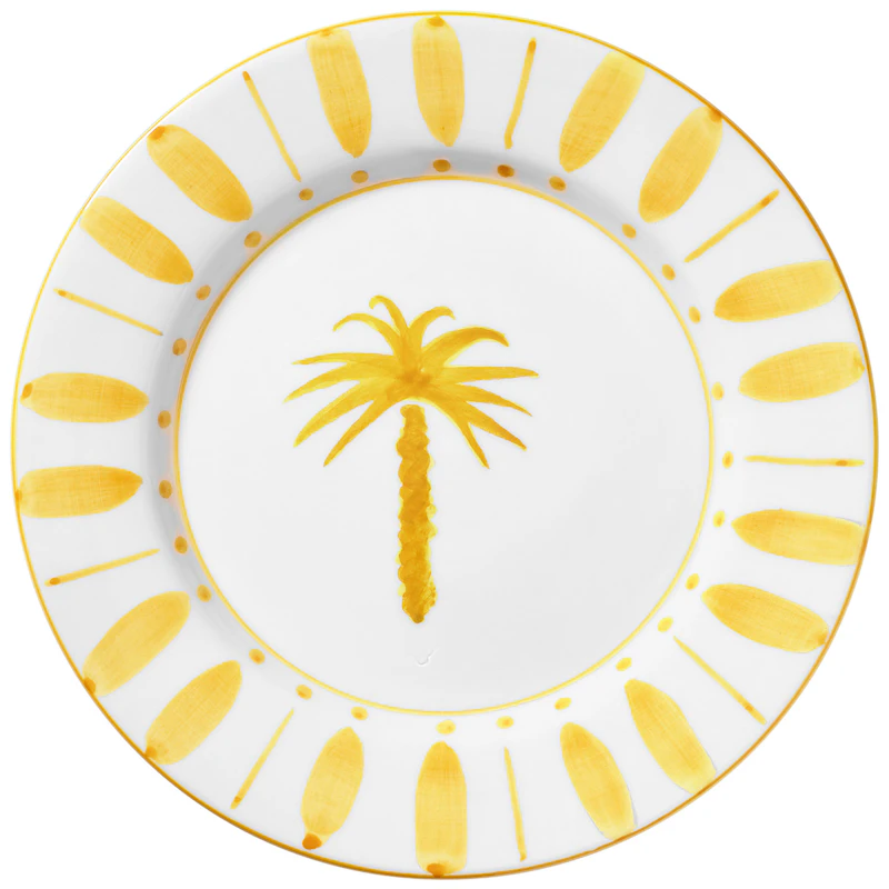 Cannes Tallrik 28 cm, Gul